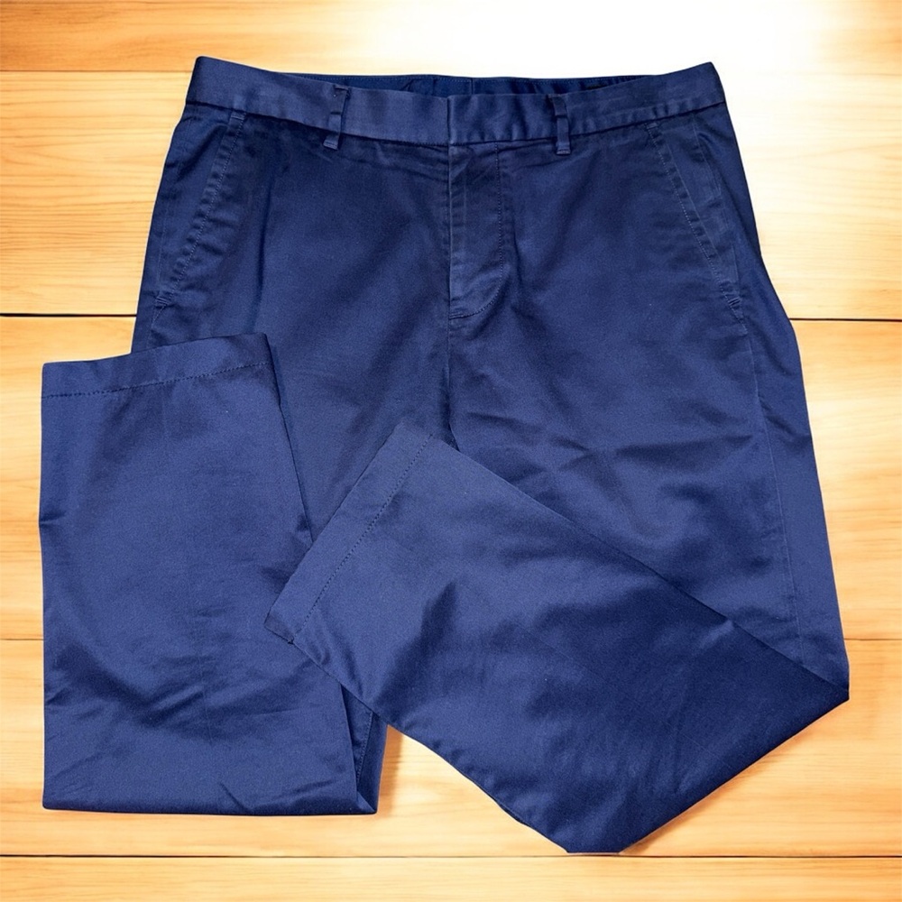 Bonobos Weekday Warrior Monday  Pants Men 31/30 Navy Slim Fit Stretch